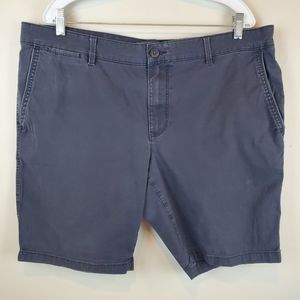 Angelo Litrico Blue Twill Khaki Chino Shorts Size 42 Mens Navy Blue